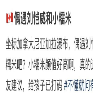 刘恺威携女儿游加拿大！9岁小糯米惊艳似杨幂，穿百元鞋长腿吸睛