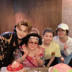 《终极一家》合体庆生汪东城!切开寿桃有玄机 蓝心湄鼓掌:要生6个