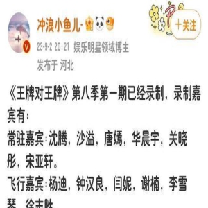 《王牌8》首期飞行嘉宾曝光,多位脱口秀演员加入,新嘉宾值得期待