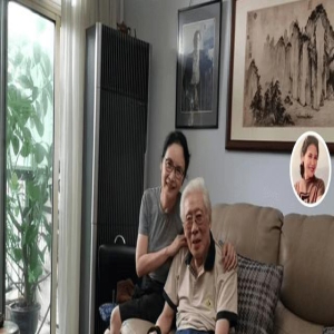 《汉武大帝》焦晃现状!和宋晓英合照心情好,87岁气度不凡