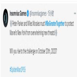 《漫威蜘蛛侠2》发布全新海报:双蛛合璧 守护纽约