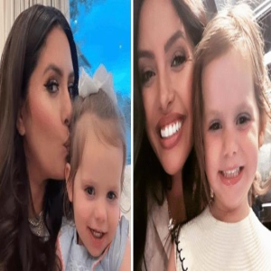 加索尔女儿3岁了,瓦妮莎晒合影祝福!小公主颜值高,亲如一家