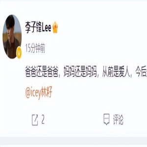 李子峰官宣与林籽离婚,男方曾被影射出轨,还曾与张天爱同居