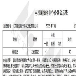 7月剧集备案:《狐妖小红娘》《柳舟记》露面,古装剧增至21部