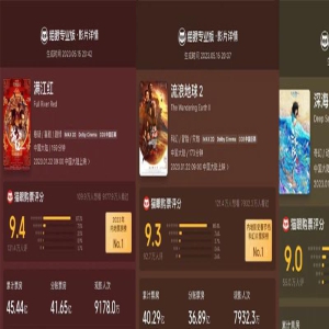 破40亿！《满江红》《流浪地球2》最终票房出炉