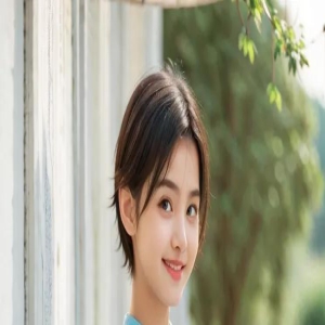 国风旗袍裙美少女写真,民国风短发气质女生艺术照