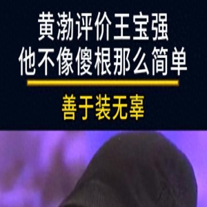 黄渤说:王宝强根本不像傻根那样纯洁善良简单,他太贼了