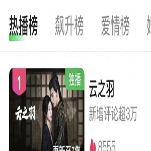 连夜空降热榜第一!《云之羽》一出手,就是古装悬疑剧天花板